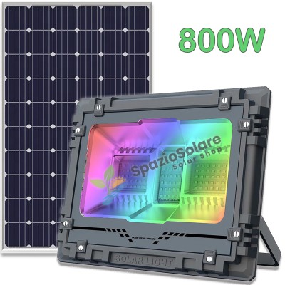 Faro 800w con pannello...