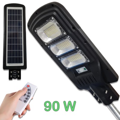 Lampione 90w con pannello...