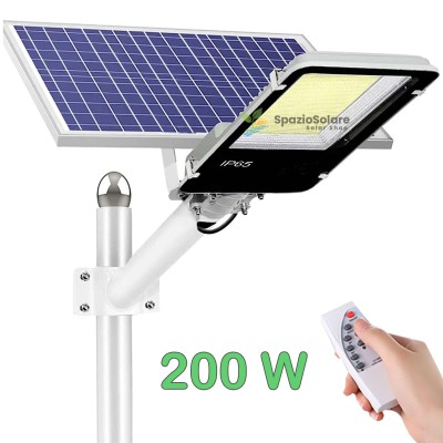 Lampione 200w con pannello...