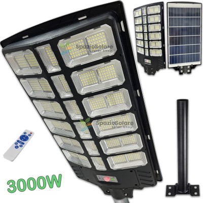 Lampione 3000w con pannello...