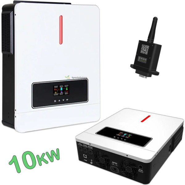 Inverter ibrido 10kw 48v 220v WI-FI OFF-GRID / ON-GRID MPPT 120A RS485