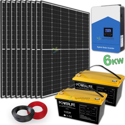 6kw + 6 kwh Monofase...