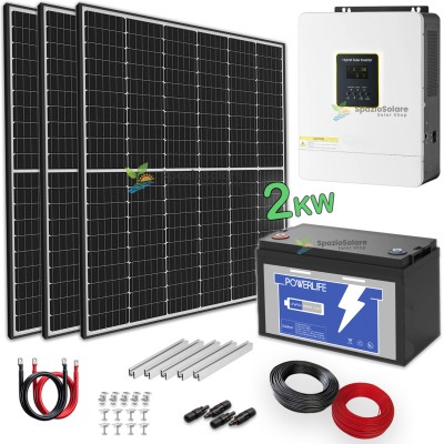 Kit Fotovoltaico 2 kW con...