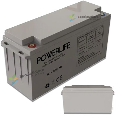 Batteria gel agm 200ah 12v