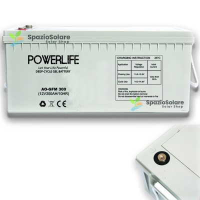Batteria gel agm 300ah 12v